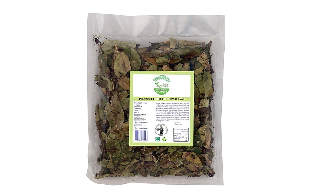 Arena Organica Curry Leaves    Pack  10 grams